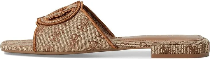 GUESS Tarishae Women's Sandals Medium Brown Logo : 7.5 M, Synthetic - Image 6