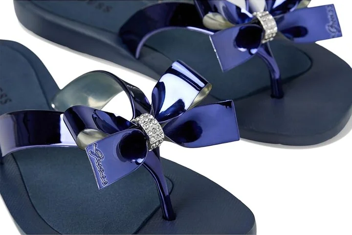 GUESS Tutu Women's Sandals Navy 1 : 5 M, Synthetic - Image 8