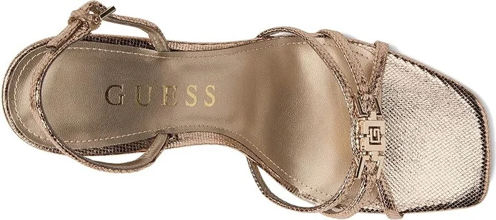 GUESS Twilla Women's Wedge Shoes Gold : 6 M, Rubber/Synthetic - Image 2