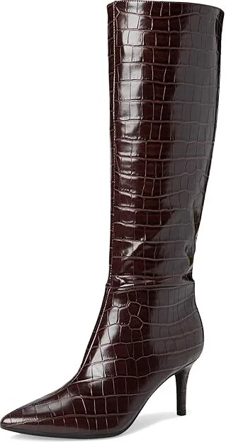 GUESS Wayla Women's Motocross Boots Dark Brown : 9 M, Rubber - Image 5