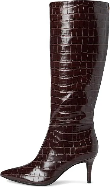GUESS Wayla Women's Motocross Boots Dark Brown : 9 M, Rubber - Image 6