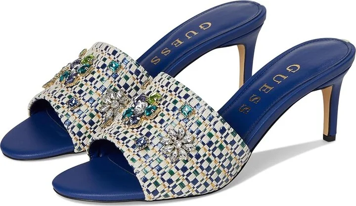 GUESS Weekful Women's Sandals Dark Blue : 6 M