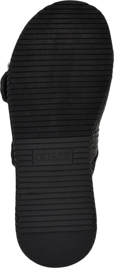 Guess Women's Binks Double-Buckle Woven Platform Wedge Sandals - Image 10