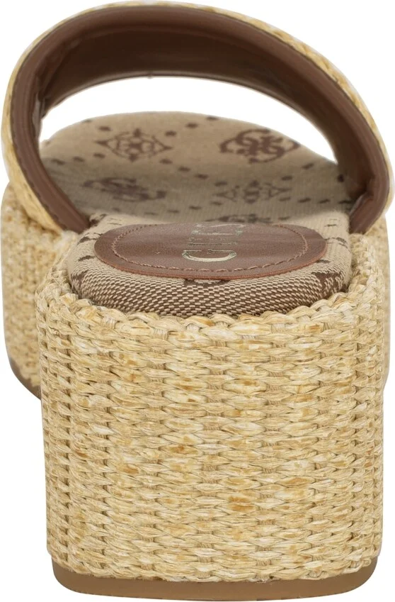 Guess Women's Bintai Platform Slide Wedge Sandals - Image 7