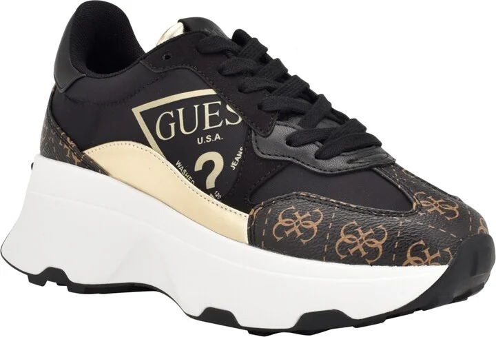 Guess Women's Calebb Chunky Platform Fashion Sneakers