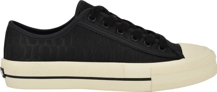 Guess Women's Carey Jacquard Logo Low-Top Lace-Up Sneakers - Image 6