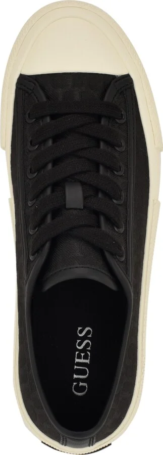 Guess Women's Carey Jacquard Logo Low-Top Lace-Up Sneakers - Image 8