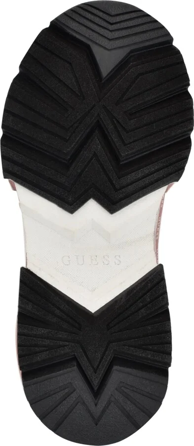 Guess Women's Carrli Sporty Chunky Lace-Up Sneakers - White/Rose Pink Multi - Image 5