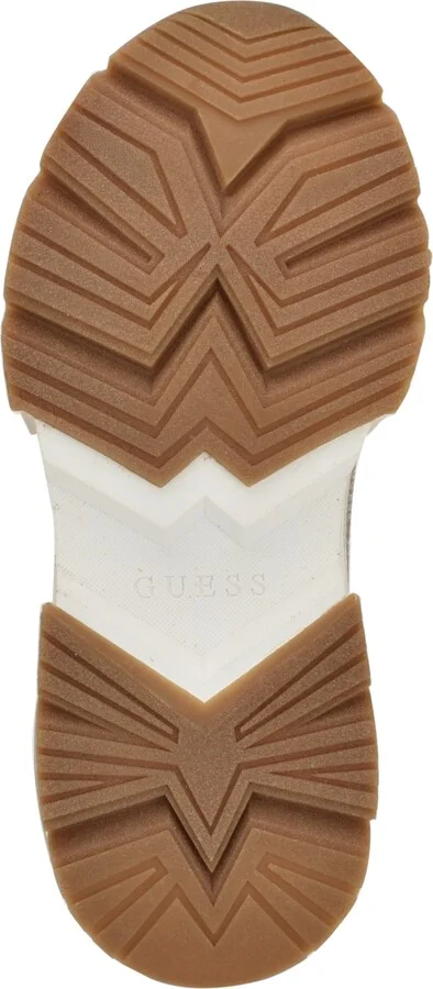 Guess Women's Carrli Sporty Chunky Lace-Up Sneakers - White/Rose Pink Multi - Image 10
