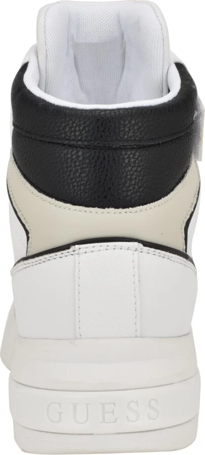 Guess Women's Corten Casual High Top Logo Lace Up Sneakers - White/Black Multi - Image 3