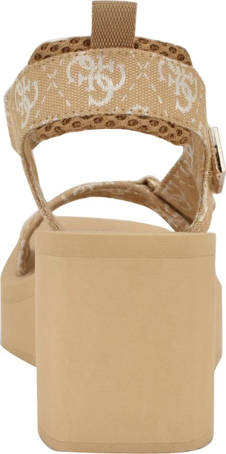 Guess Women's Daysa Quattro-g Strappy Eva Wedge Sandals - Image 8