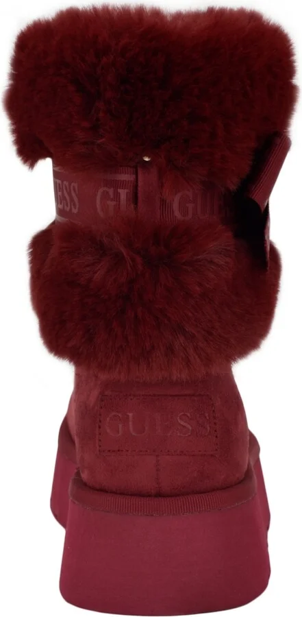 Guess Women's Denla Cold Weather Faux Fur Cozy Booties - Image 3