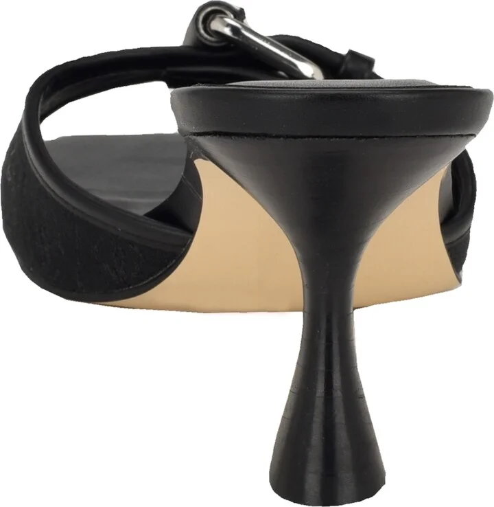 Guess Women's Dista Buckle Kitten Heel Sandals - Image 7