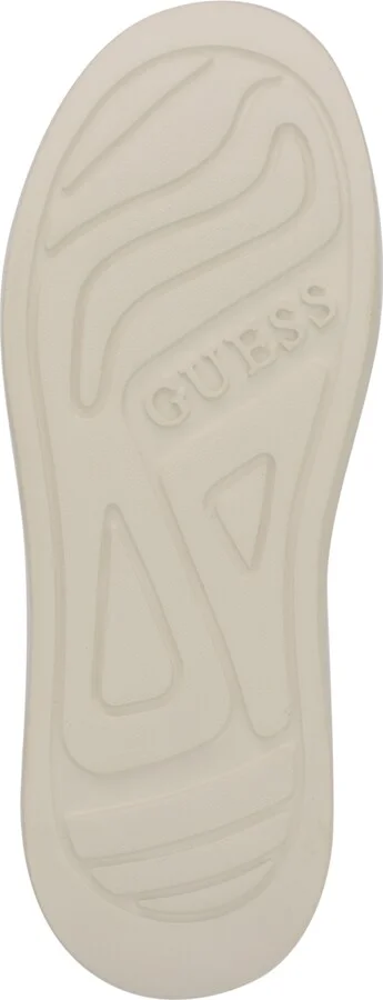 Guess Women's Elbina Contrast Heel Lace-Up Sneakers - White/Medium Brown Logo - Image 5