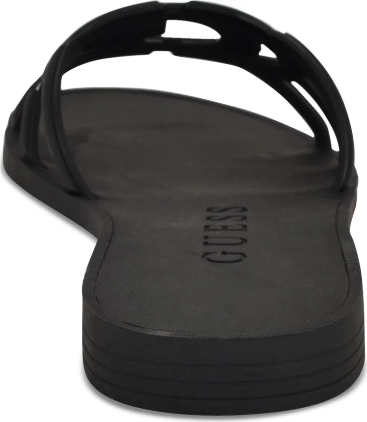 Guess Women's Elyho Logo Cutout Flat Jelly Sandals - Image 3