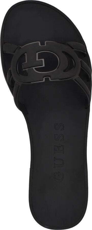 Guess Women's Elyho Logo Cutout Flat Jelly Sandals - Image 4