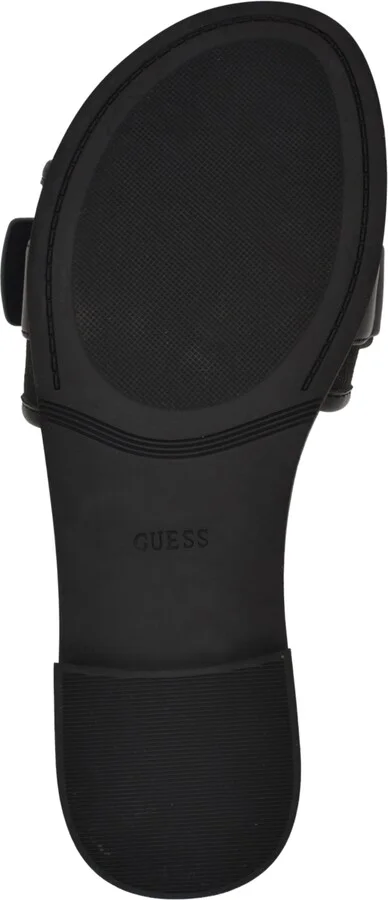 Guess Women's Elyze Quattro G Slip-On Slide Flat Sandals - Natural/Gold - Image 9