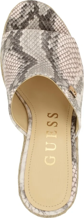 Guess Women's Evba Jute Wrapped Slip on Wedge Espadrilles - Image 4