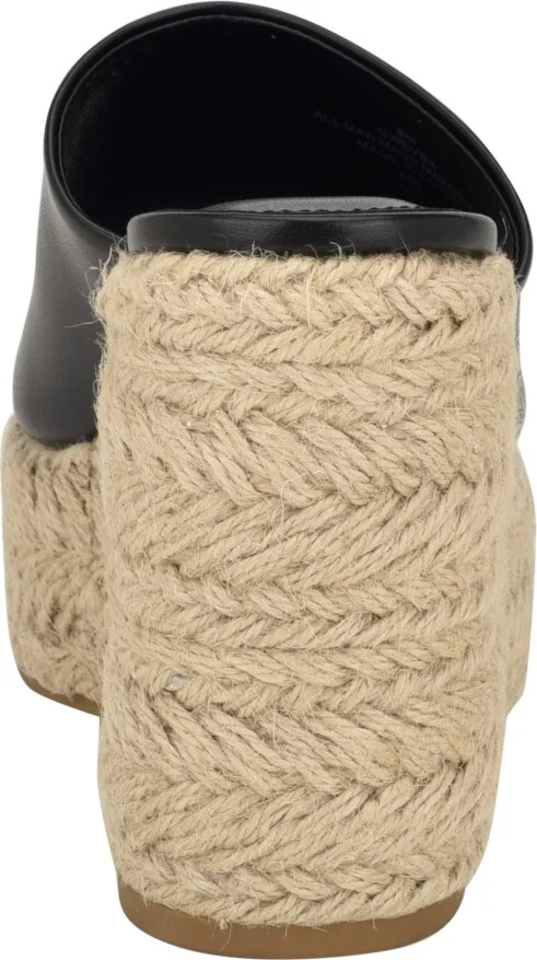 Guess Women's Evba Jute Wrapped Slip on Wedge Espadrilles - Image 7
