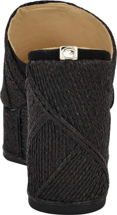 Guess Women's Evenz Woven Platform Wedge Sandals - Image 8