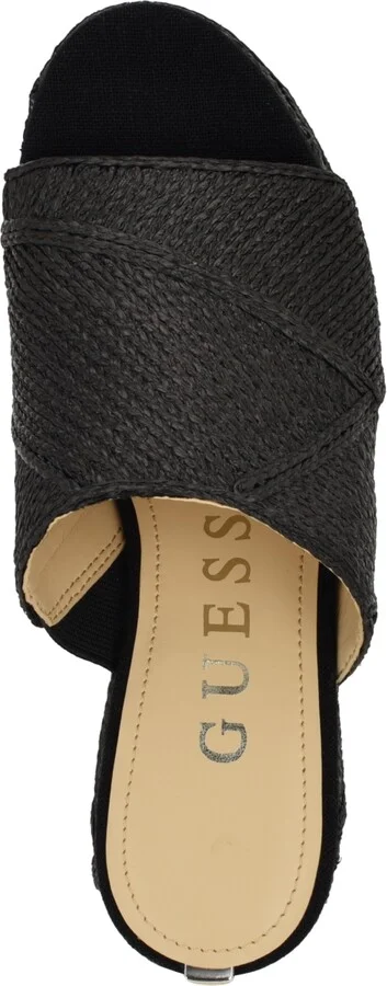 Guess Women's Evenz Woven Platform Wedge Sandals - Image 9