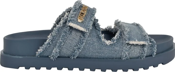 Guess Women's Fabulon Two Strap Sporty Footbed Sandals - Image 2