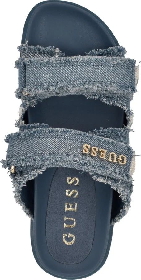 Guess Women's Fabulon Two Strap Sporty Footbed Sandals - Image 4