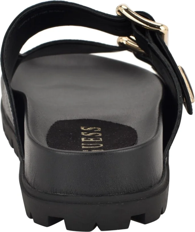 Guess Women's Fasten Double-Buckle Footbed Sandals - Image 7
