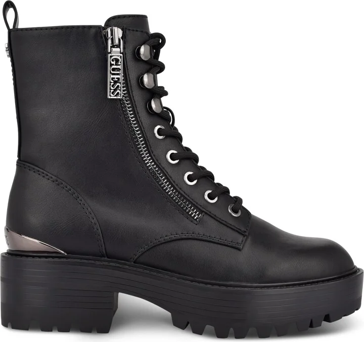 Guess Women's Fearne Lug Sole Lace Up Bootie - Image 2