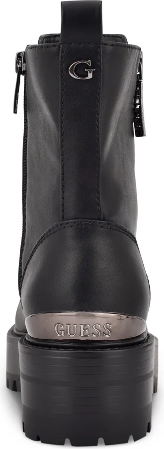Guess Women's Fearne Lug Sole Lace Up Bootie - Image 3