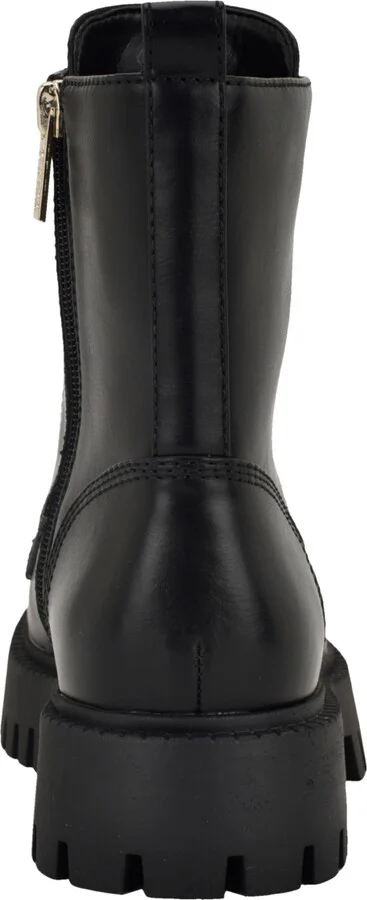 Guess Women's Fionaa Charms Lace-Up Lug Sole Combat Boots - Image 4