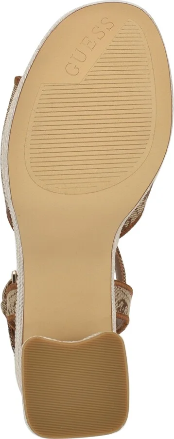 Guess Women's Formaly-g Cutout Fabric Logo Platform Espadrille Sandals - Image 5