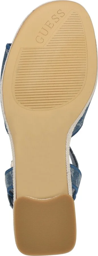 Guess Women's Formaly-g Cutout Fabric Logo Platform Espadrille Sandals - Image 9