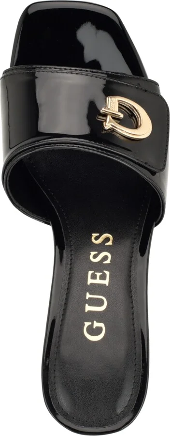 Guess Women's Gallai Block Heel Slip-On Sandals - Image 4
