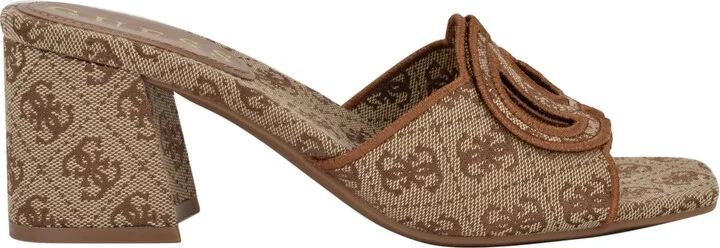 Guess Women's Galsee Quattro-g Cutout Block Heel Sandals - Image 10