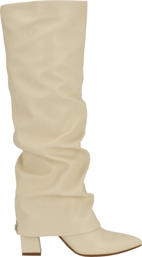 Guess Women's Geima Knee-High Foldover Slouch Tall Block Heel Dress Boots - Image 6