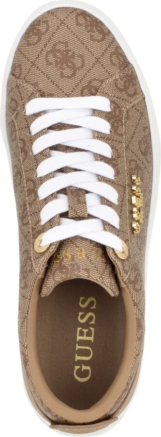 Guess Women's Genza Platform Lace Up Round Toe Sneakers - Image 4
