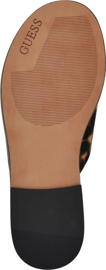 Guess Women's Graysie Quattro G Embellished Flat Sandal - Light Pink Raffia/Straw - Image 9