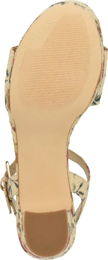 Guess Women's Haldemiy Two Band Ankle Strap Platform Dress Sandals - Image 5