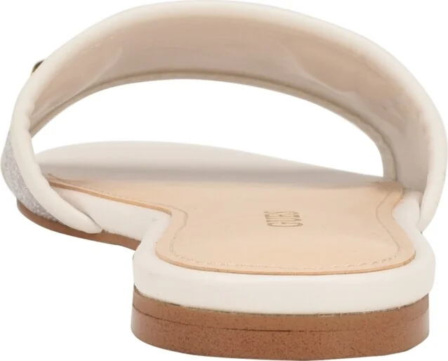 Guess Women's Hammi One Band with Logo and Hardware Flat Sandals - Image 3