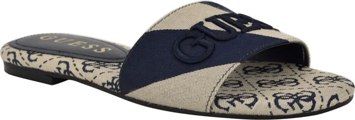 Dark Blue,white Stripe Multi