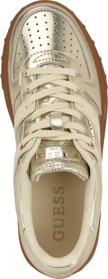 Guess Women's Inart Low Profile Sporty Gum Bottom Lace-Up Sneakers - Image 4