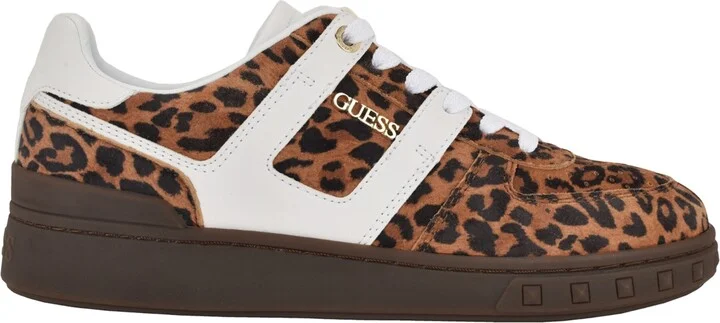 Guess Women's Inart Low Profile Sporty Gum Bottom Lace-Up Sneakers - Image 6