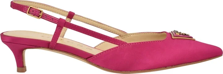 Guess Women's Jesson Logo Slingback Kitten Heel Pumps - Image 2