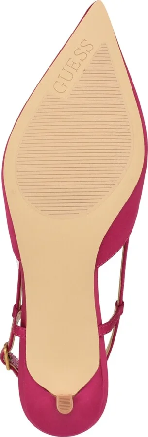 Guess Women's Jesson Logo Slingback Kitten Heel Pumps - Image 5