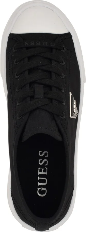 Guess Women's Joezi Triangle Logo Platform Lace-Up Sneakers - Image 8