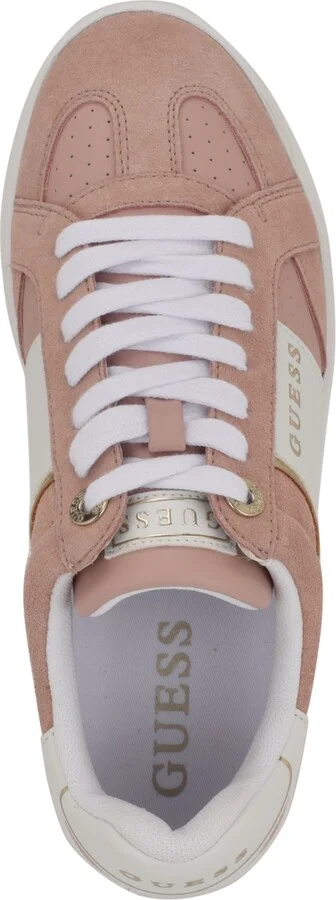 Guess Women's Jrone Lace-Up Low Profile Court Sneakers - Image 4