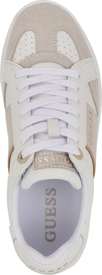 Guess Women's Jrone Lace-Up Low Profile Court Sneakers - Image 9