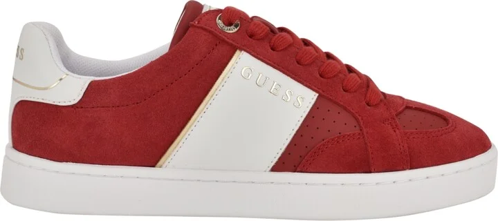 Guess Women's Jrone Lace-Up Low Profile Court Sneakers - Image 11