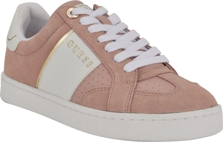 Guess Women's Jrone Lace-Up Low Profile Court Sneakers